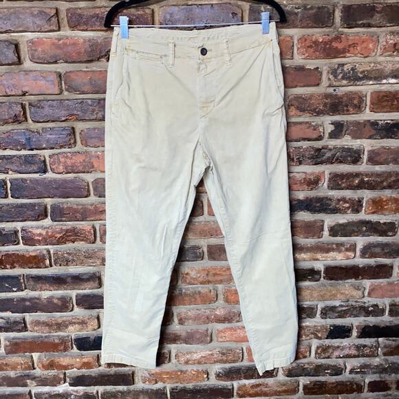 American Eagle Outfitters Khaki Tan Slim Straight Pants Men's Size 30x30 - Picture 1 of 8